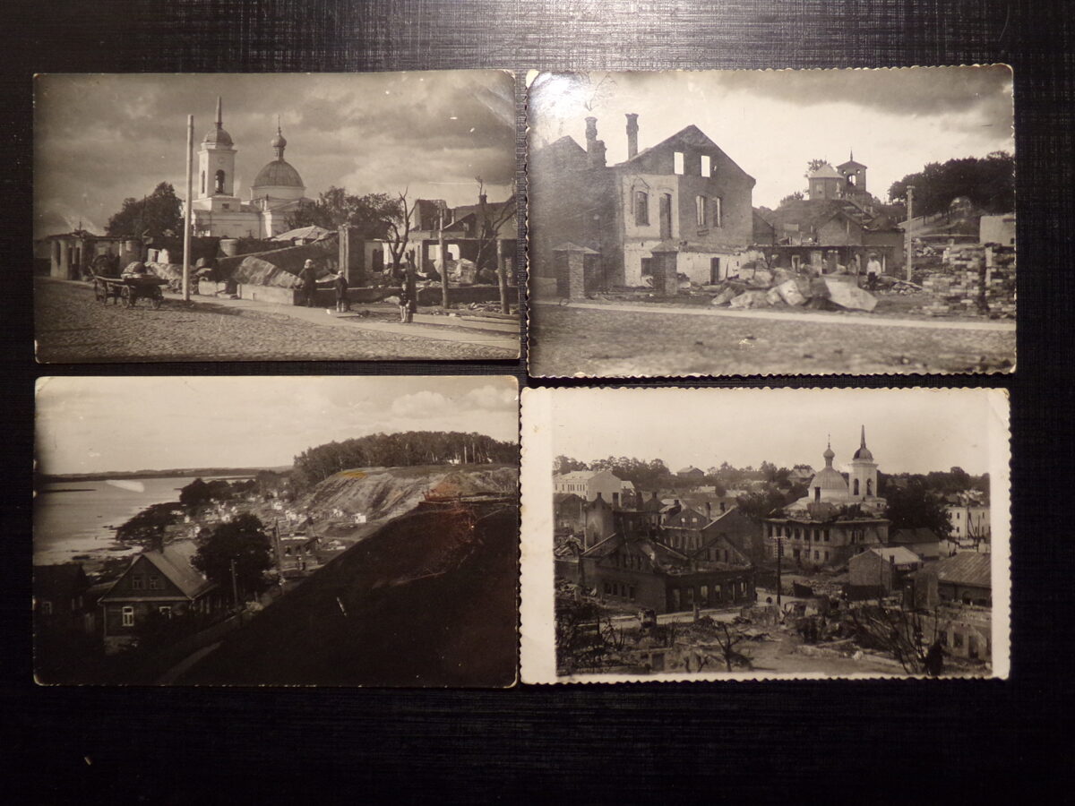 №25. Латвия. Город Лудза. Последствия пожара 1938 года.