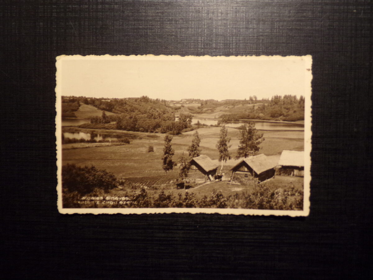 №53. Латгальский пейзаж. Вид на озеро Зиргу. Латвия. 1930-тые года.