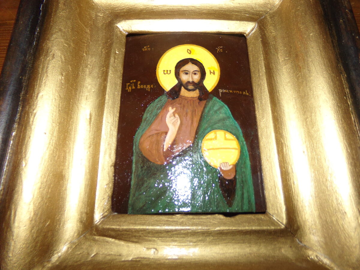 Икона в раме Иисус.