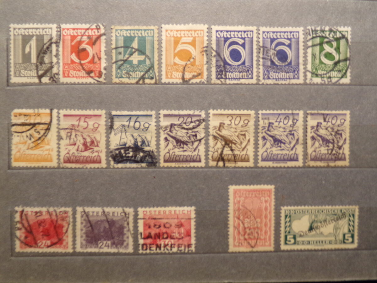 №6. Почтовые марки Австрии. Начало 20 века.