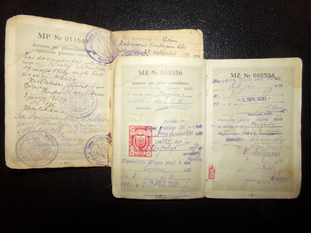 Паспорта первой Латвийской Республики. 1920-30 года.