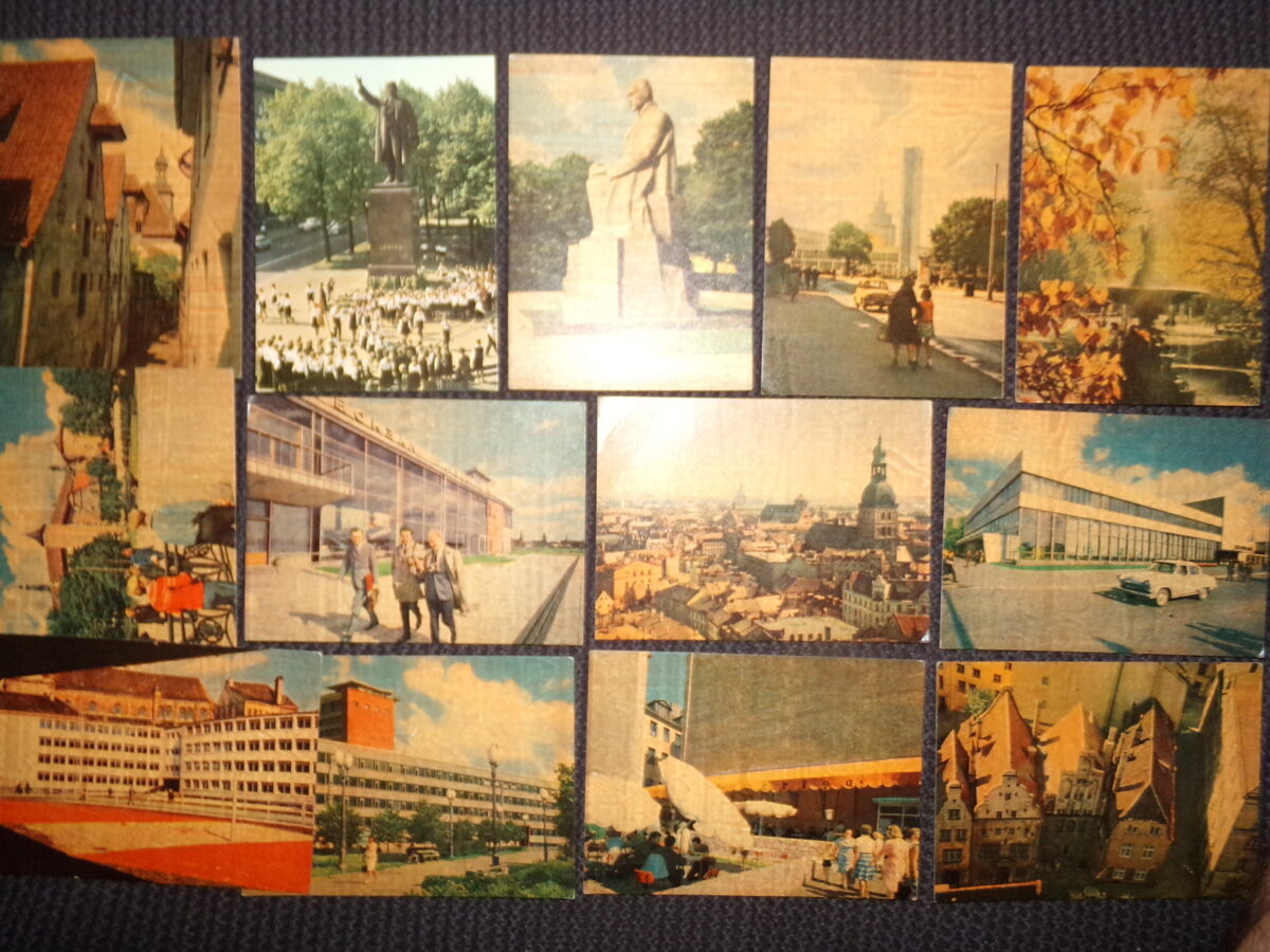 №127. Набор открыток. Рига. 13 штук. Советская Латвия. 1960-тые года.