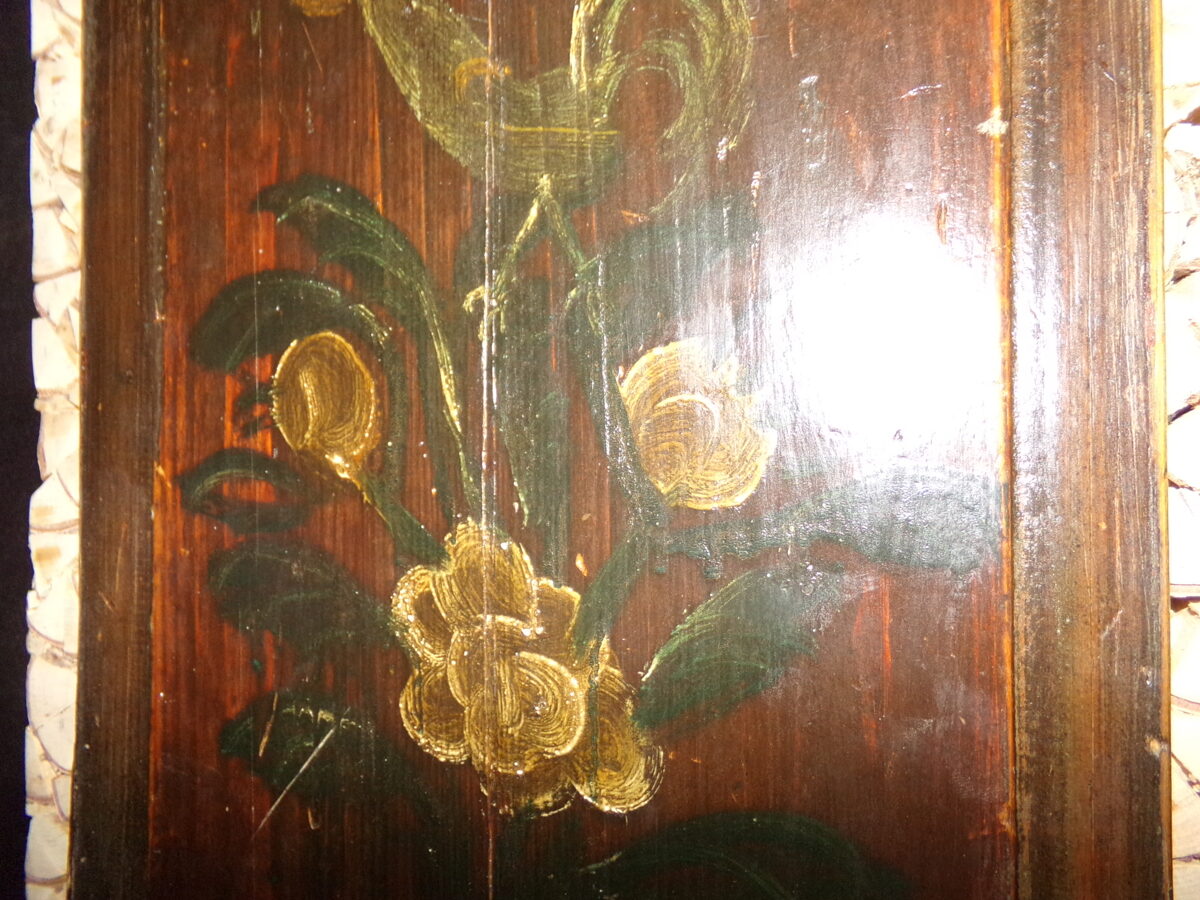 Филенка от шкафа. Роспись. 19 век.