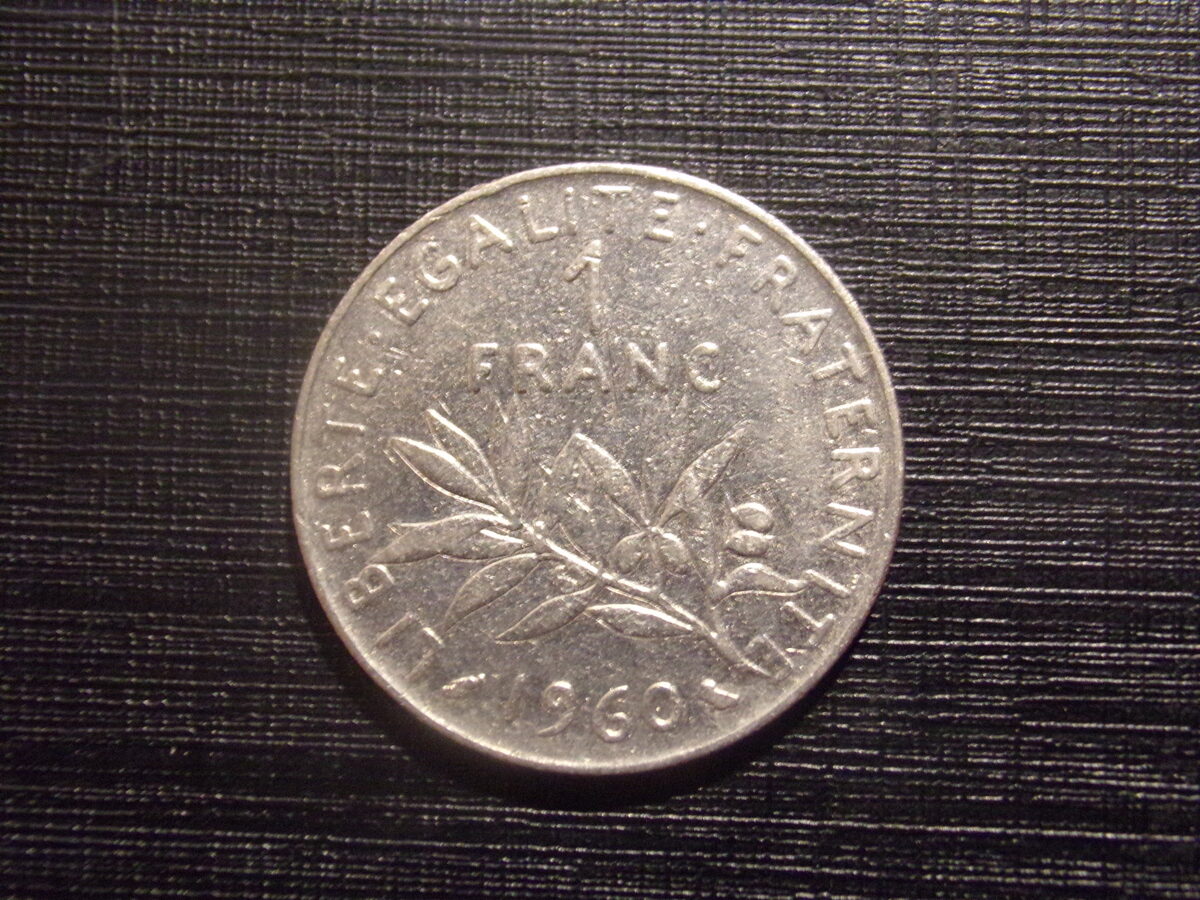 №104. Один франк. 1960 год. Франция.