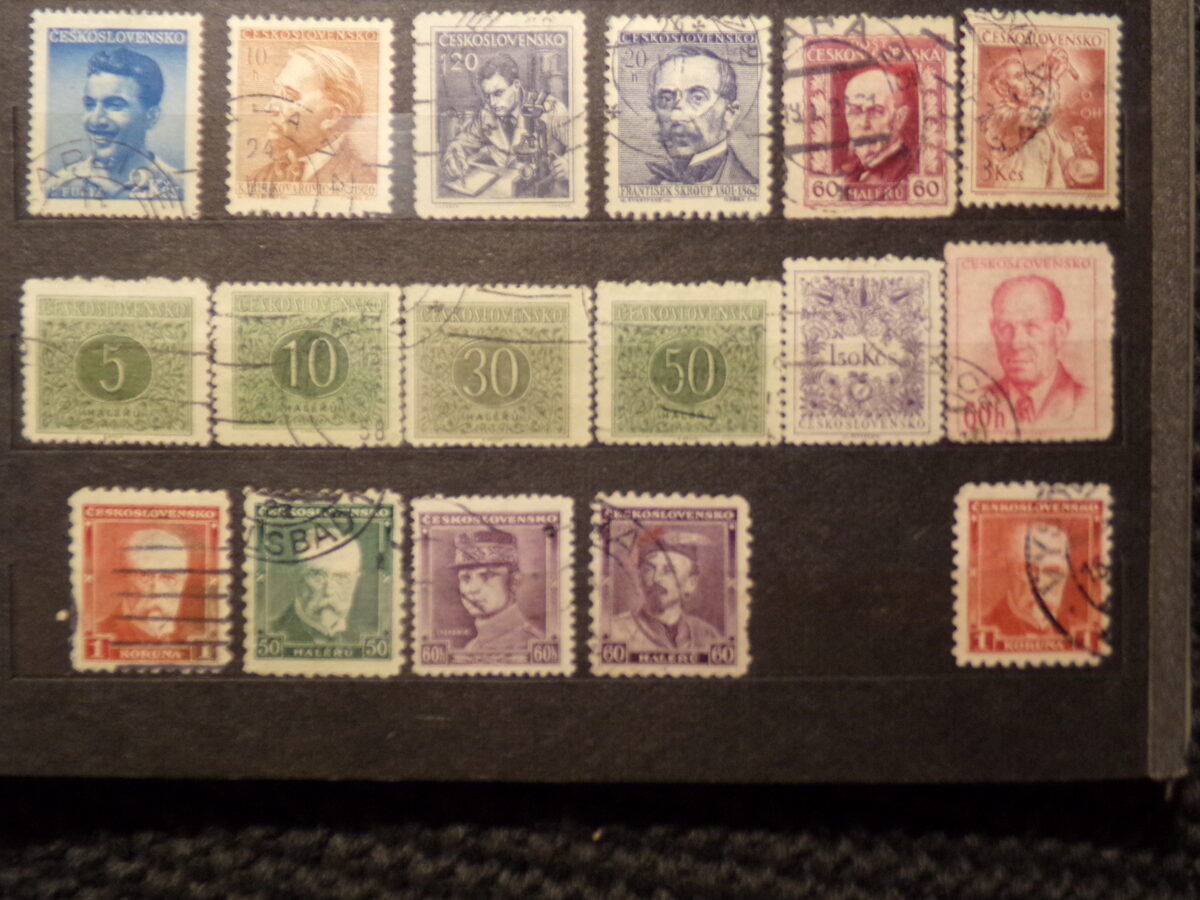 №31. Почтовые марки Чехословакии. Первая половина 20 века.