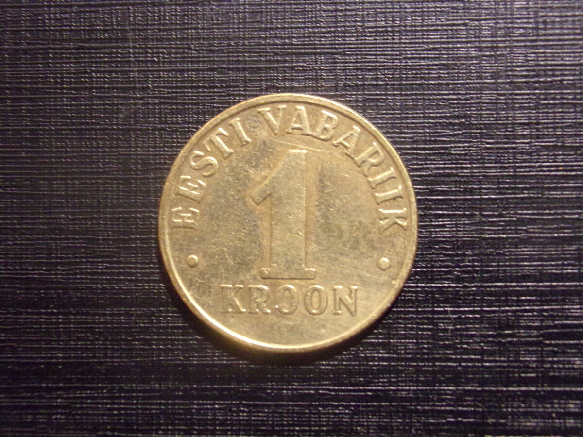 №91. Одна крона. 2001 год. Эстония.