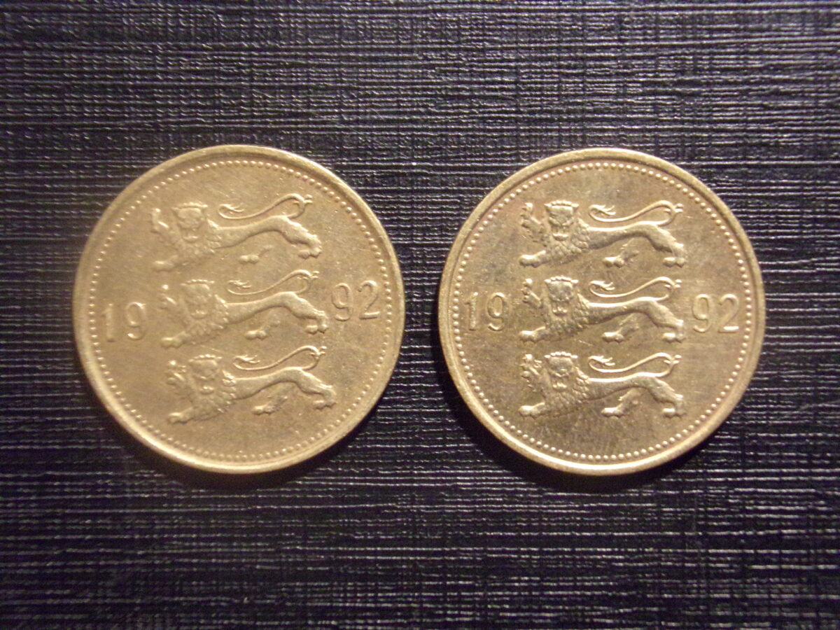 №92. 50 центов. 1992 год. Эстония.