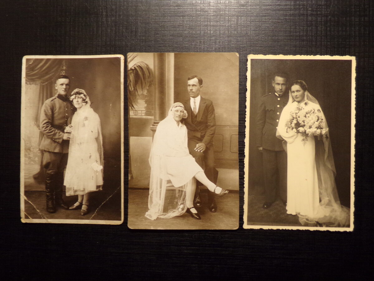№141. Латвия. 1930-тые года. Свадебное фото.