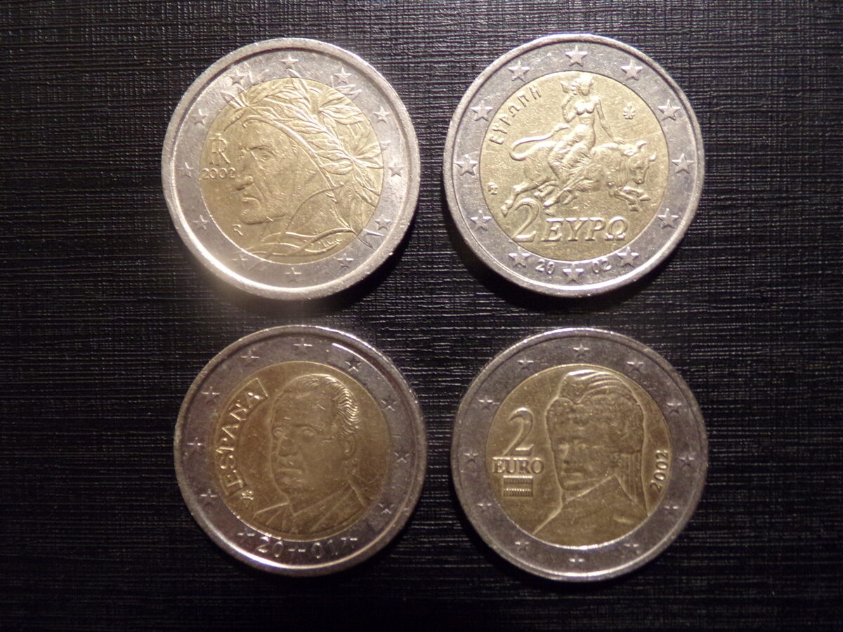 №140. Два евро. 2001. 2002 год.