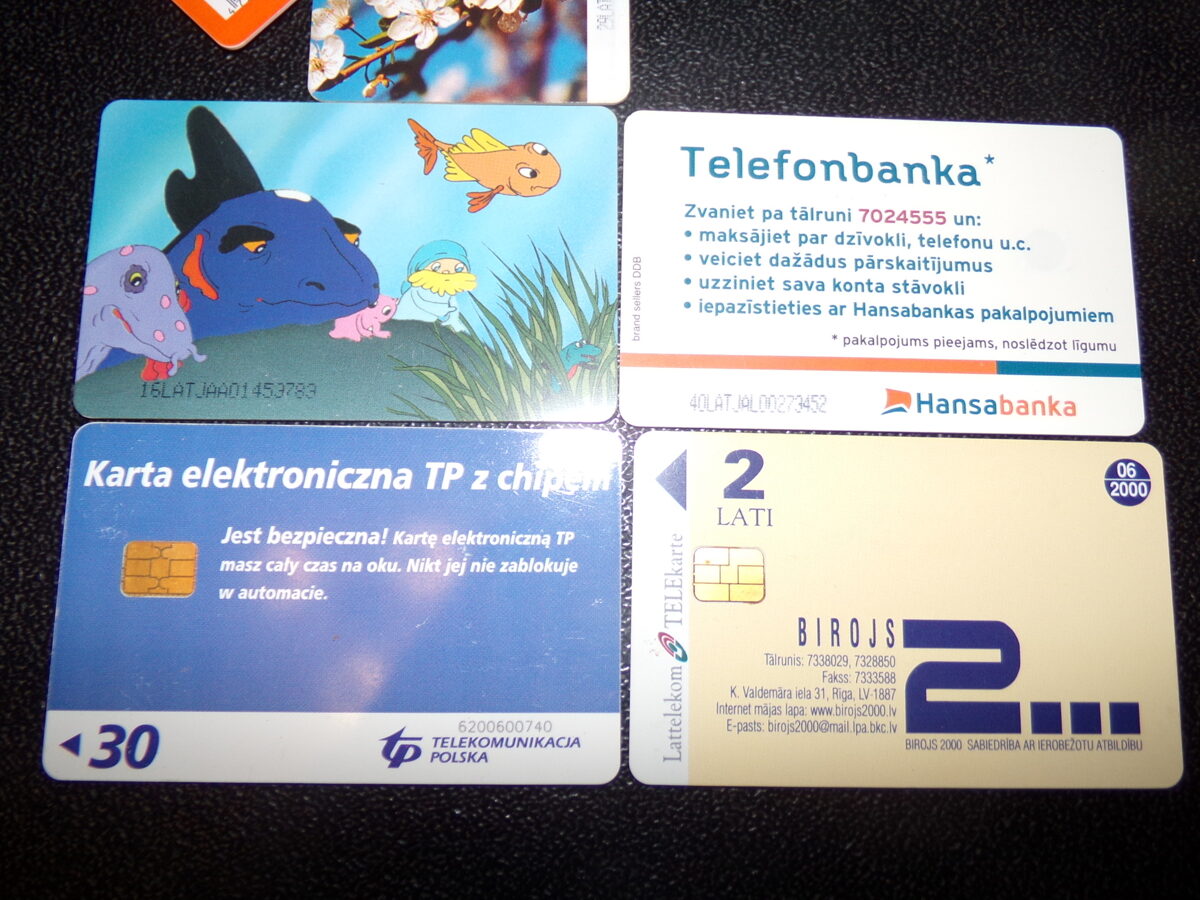 Телефонные карты. Латвия. 1995-2004 года.
