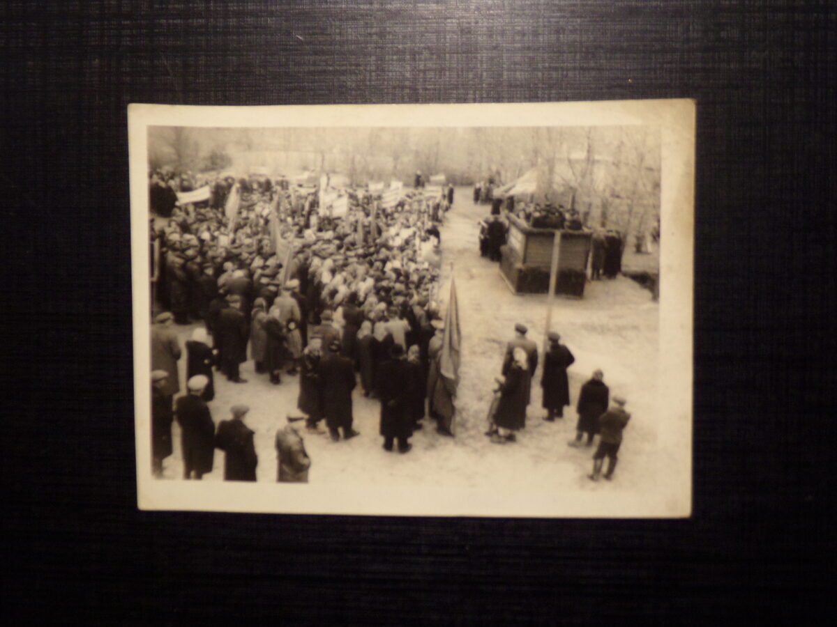 №174. Советская Латвия. Митинг. 1960-тые года.