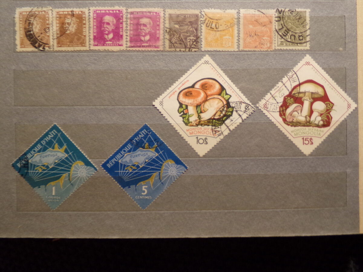 №53. Почтовые марки Бразилии. Гаити. Монголия. Начало 20 века.
