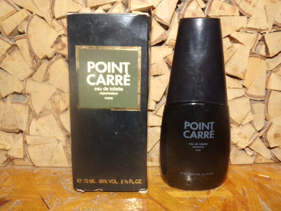 №76. Туалетная вода Point Carre. Франция. 1996 год. Флакон с коробкой.
