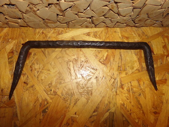 №187. Скоба крепежная кованная. Восточная Латвия. 19 век.