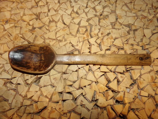 №102. Большая деревянная ложка. Восточная Латвия. Начало 20 века.