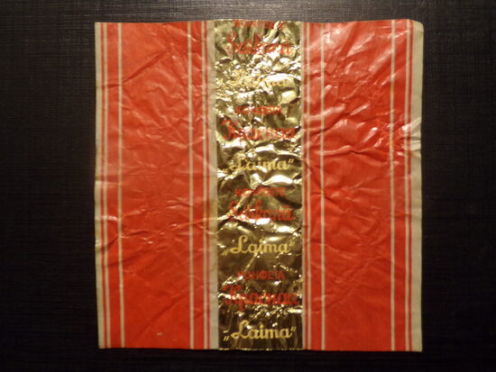 №43. Конфета "Красная". Фабрика Лайма. Рига. 1980-тые года.