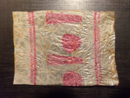 №84. Конфеты "Клубничные". кондитерская фабрика "Красный Октябрь". Москва. 1980-тые года.