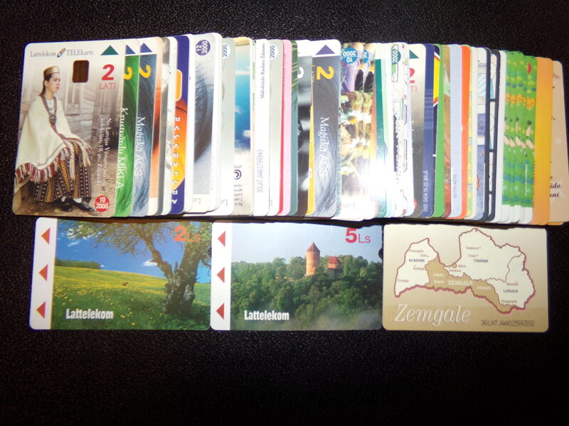 Телефонные карты. Латвия. 1995-2004 года.