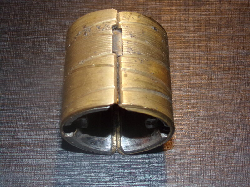 №60. Бронзовая тормозная втулка для старинного велосипеда.