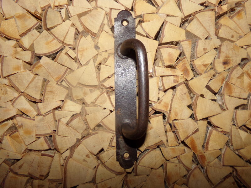 №35. Металлическая дверная ручка. Середина 20 века.