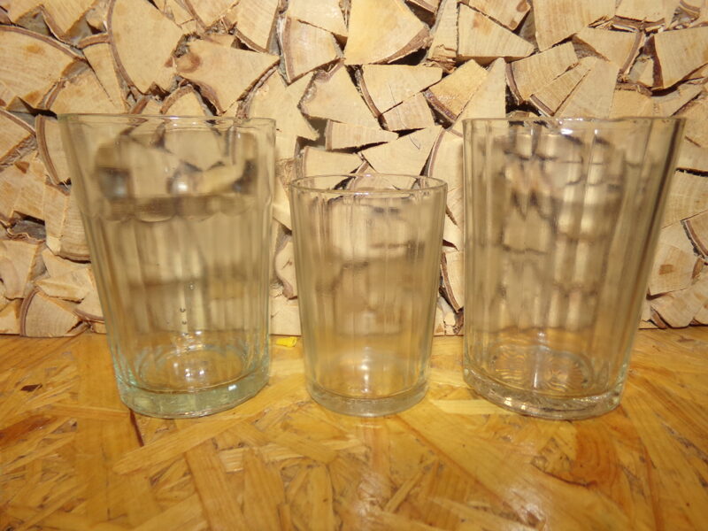 №82. Три граненых стакана. СССР.