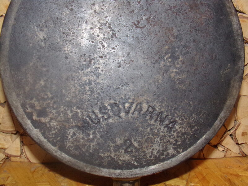 №65. Чугунная сковорода Хусварна. Швеция. Начало 20 века.