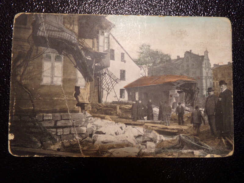 №56. Открытка-Германия, Нюрберг, катастрофа. 1909 год.