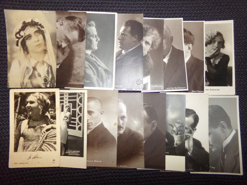 №39. 16 открыток-актеры. Латвия. 1930-тые года.