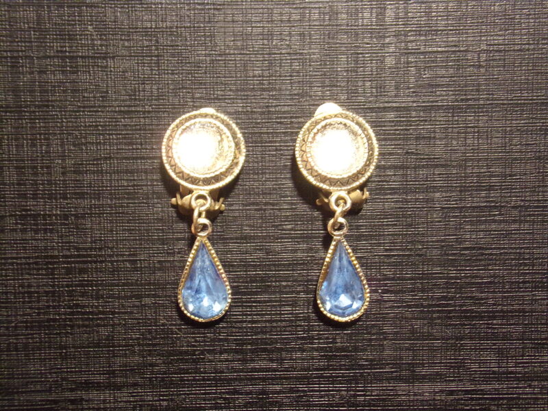 Клипсы. Бижутерия. СССР. Середина 20 века.