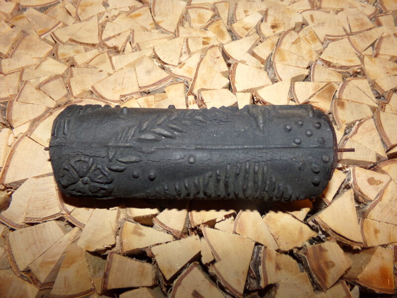 №81. Резиновый валик с рельефным узором для покраски стен. Начало 20 века.