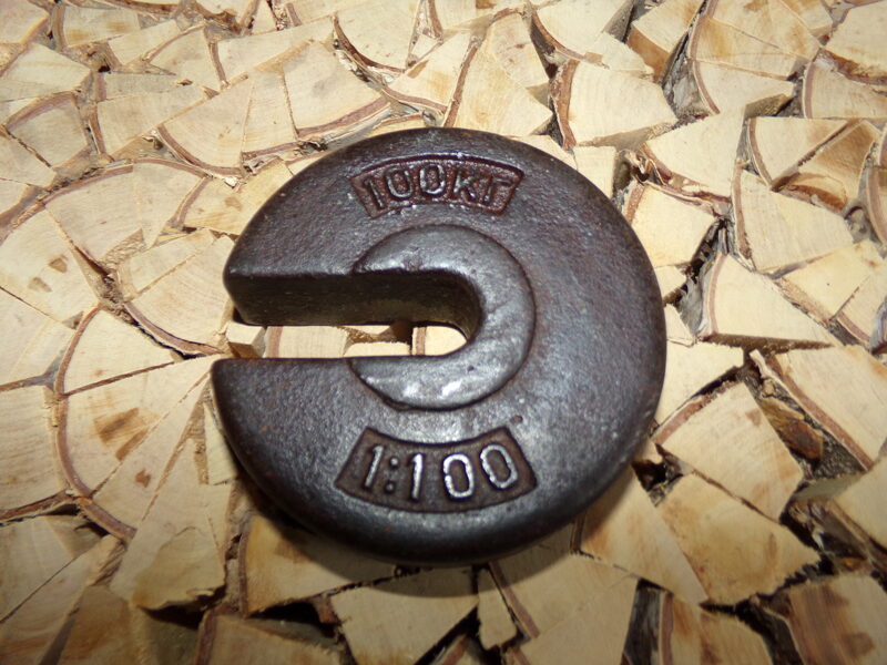 №28. Гиря-противовес на 100 кг. СССР. КТ.