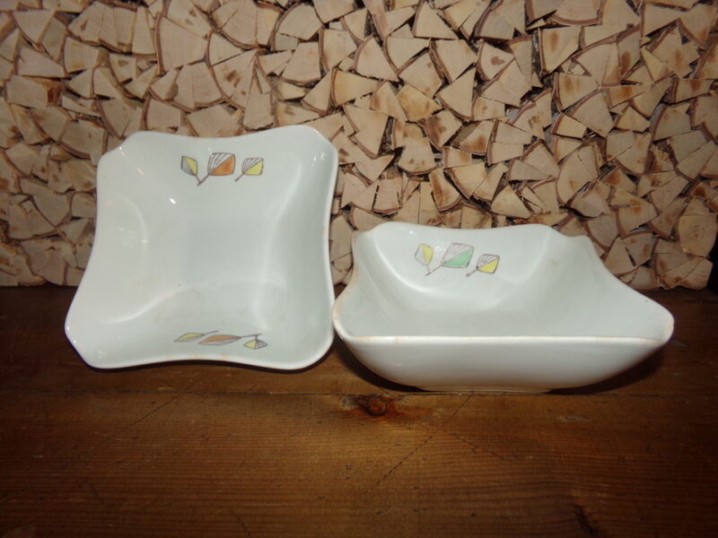 №21. Две салатницы. Рижский фарфор. СССР.