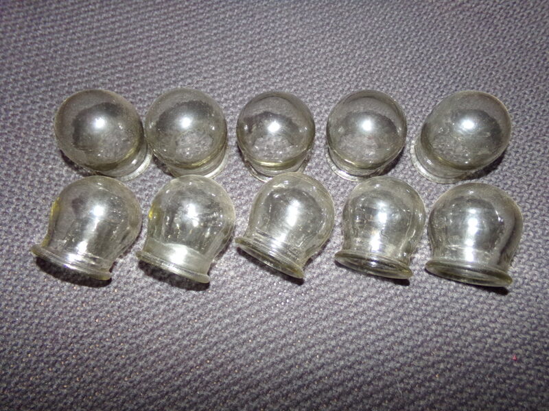 Стеклянные медицинские банки. 10 штук. СССР.