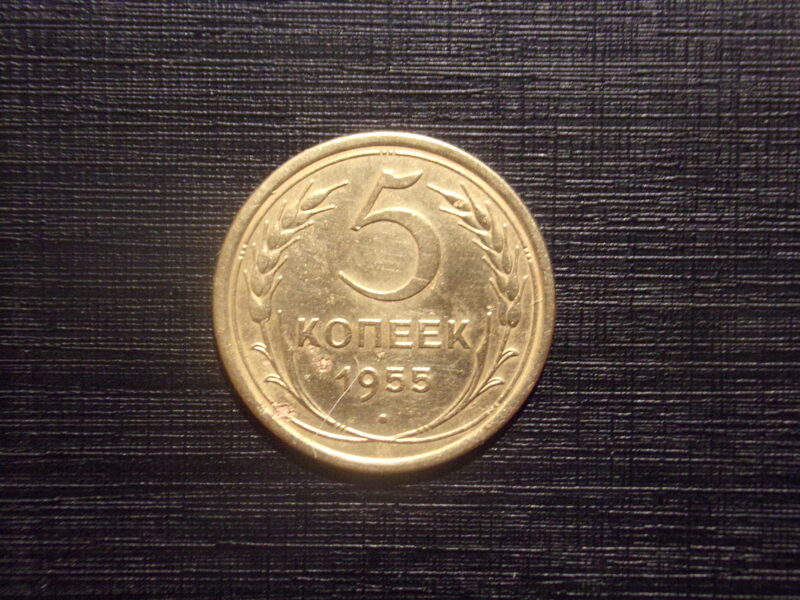 №239. Пять копеек. 1955 год. СССР.