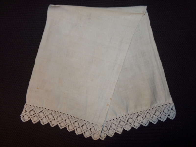 №33. Льняное полотенце с кружевом. Восточная Латвия. Начало 20 века.