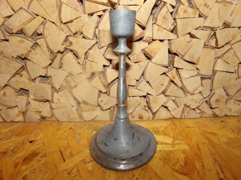 Оловянный подсвечник. начало 20 века.