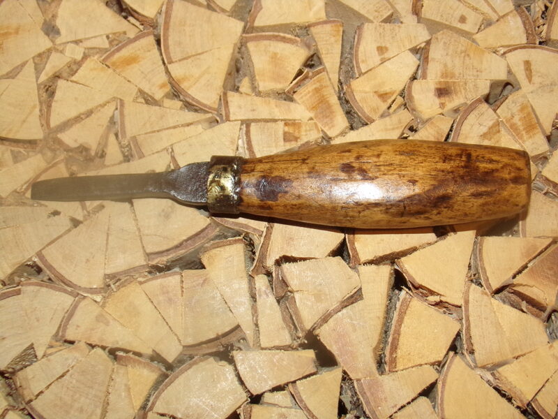 №119. Старинная маленькая стамеска. Восточная Латвия. Начало 20 века.