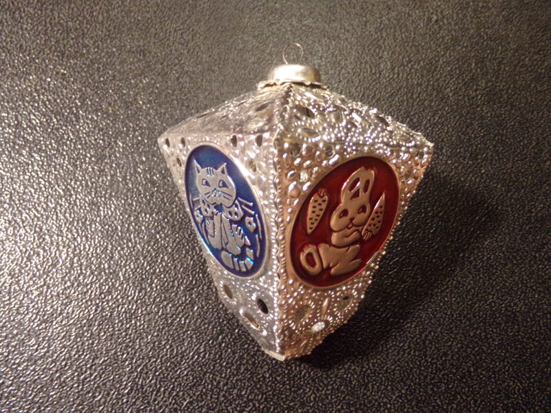 №40. Jaungada rotājums. Metāla lukturītis. PSRS.