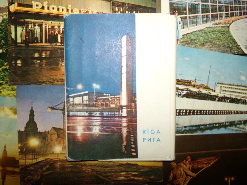 №128. Набор открыток. Рига. 14 штук. Советская Латвия. 1960-тые года.