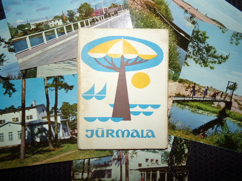 №130. Набор открыток. Юрмала. 12 штук. Советская Латвия. 1960-тые года.