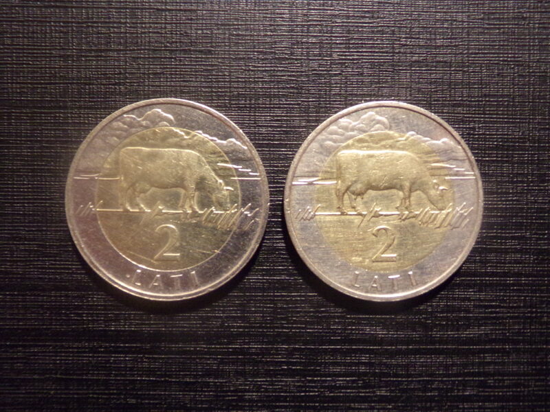 №129. Два лата. 2009 год. Латвия.