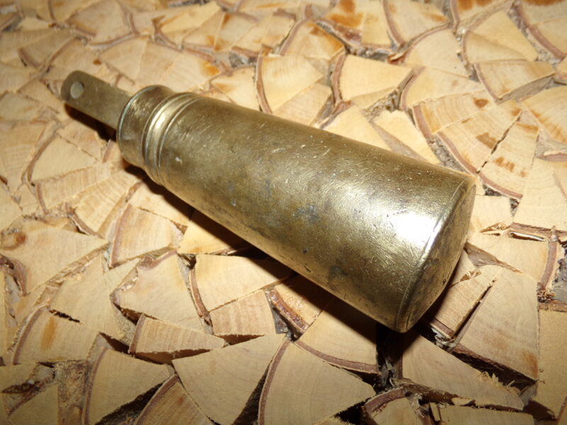 №34. Гиря изготовленная из части безмена. Бронза. Начало 20 века.