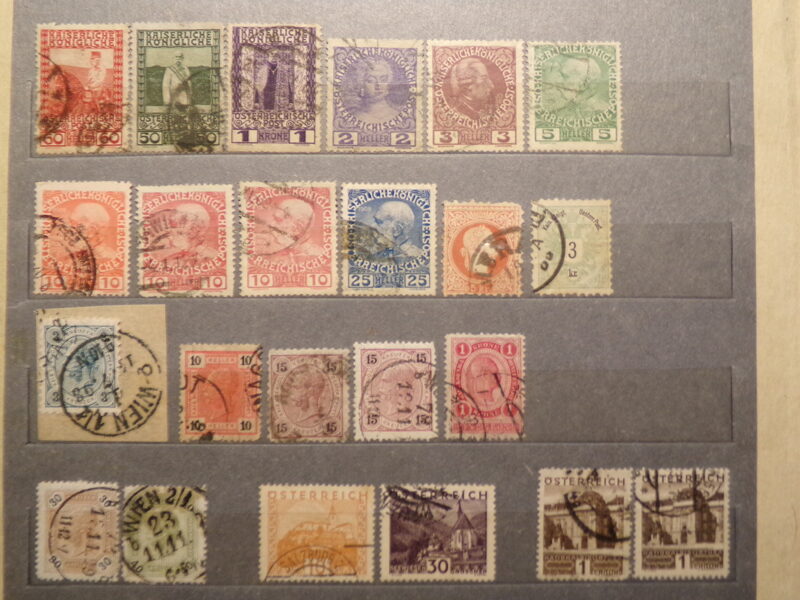 №6. Почтовые марки Австрии. Начало 20 века.