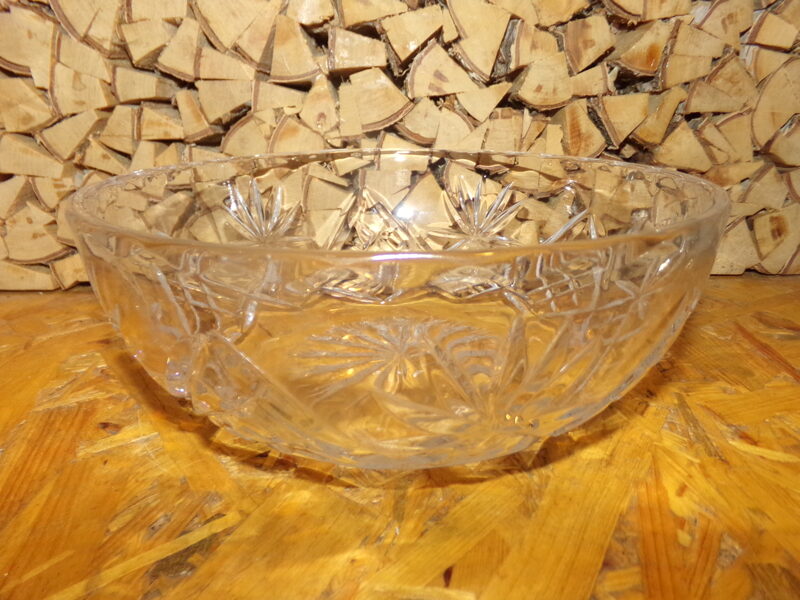 №96. Хрустальная ваза. СССР. Диаметр 20 см.