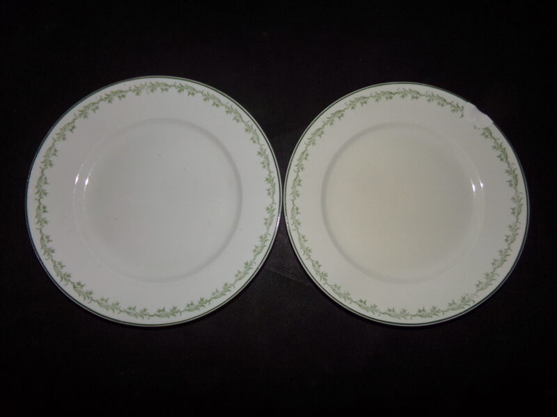 №25. Две тарелки. Рижский фарфор. СССР. 1950-тые года.