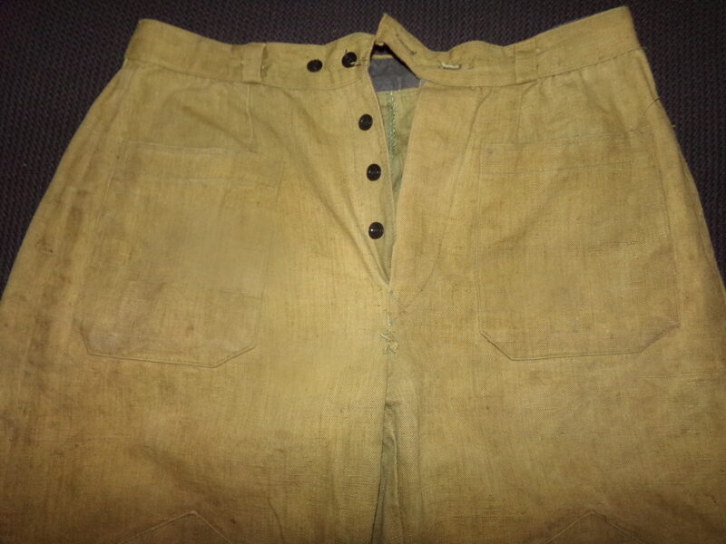 №94. Штаны армейские. WW2. СССР. Длинна 90 см. Окружность в поясе 90 см.