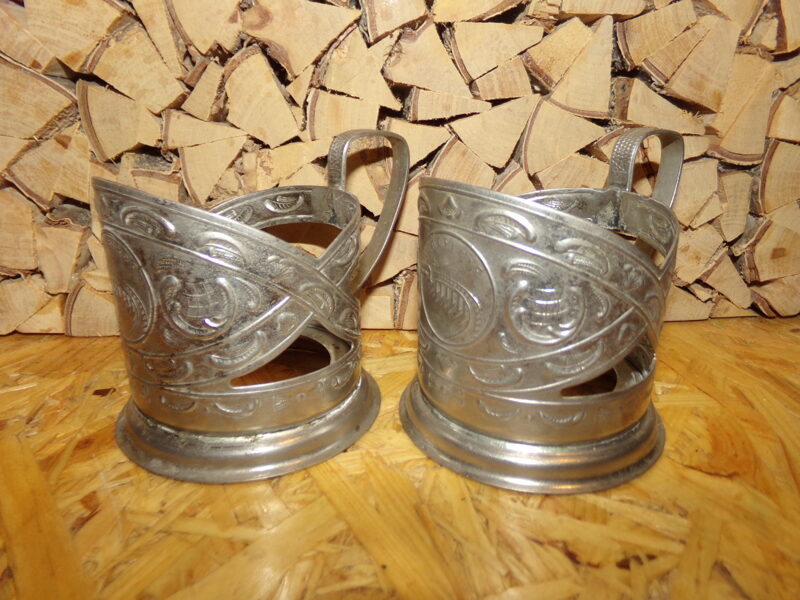 №40. Два подстаканника "Запорожье". СССР.