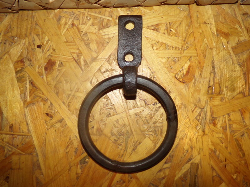 №67. Кольцо дверное кованное с крепежной планкой. Восточная Латвия. Начало 20 века.