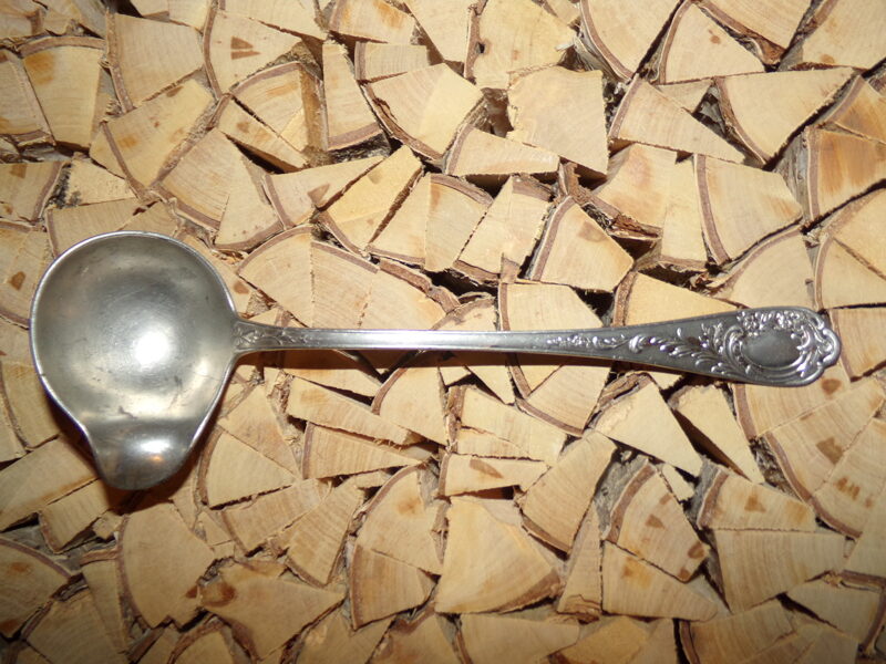 №36. Ложка-соусница из стали. Начало 20 века.