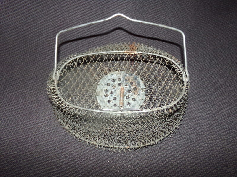 Рыболовный садок из проволочной сетки. СССР.